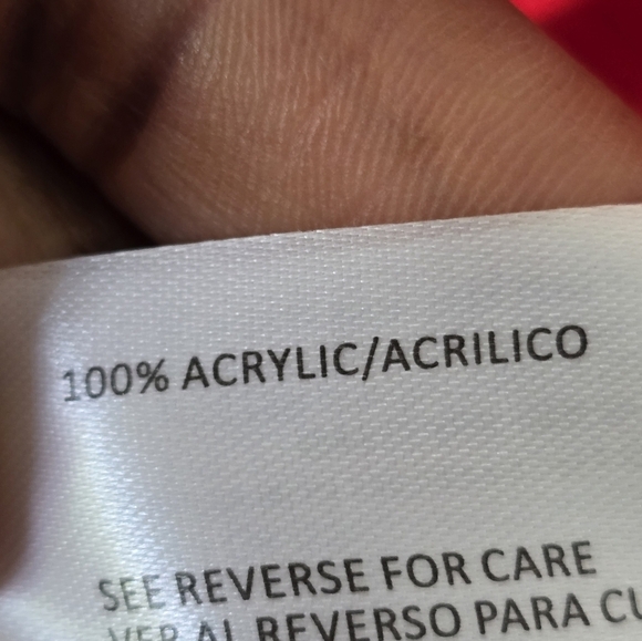 Carolyn Taylor Sweater Womens Sz L Red Embroidered Knit Long Sleeves Peasant - Picture 6 of 8